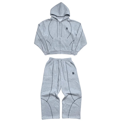 Long Sleeve Hoodie With Adjustable Drawstring Pant